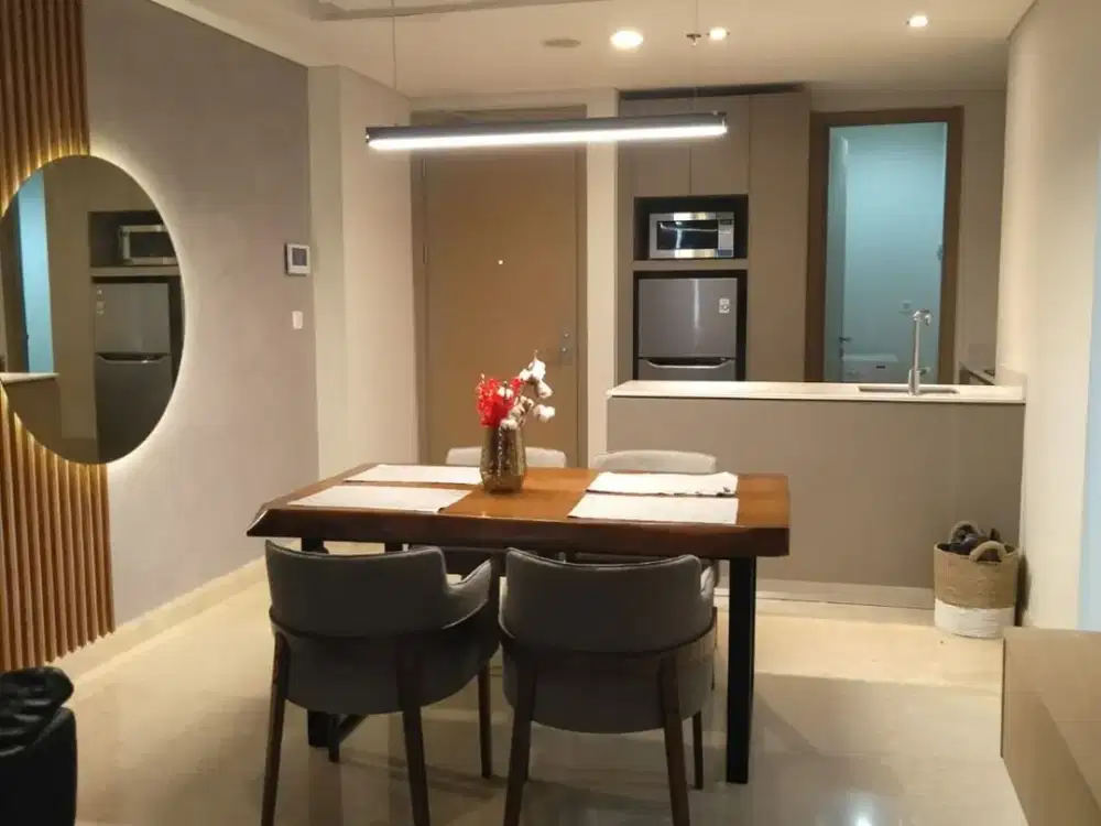Disewakan Apartemen Gold Coast 3BR, 113m², Full Furnished