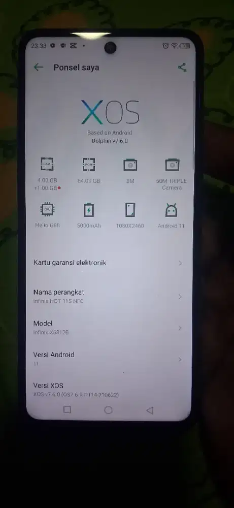 HP Infinix Hot 11S Nfc