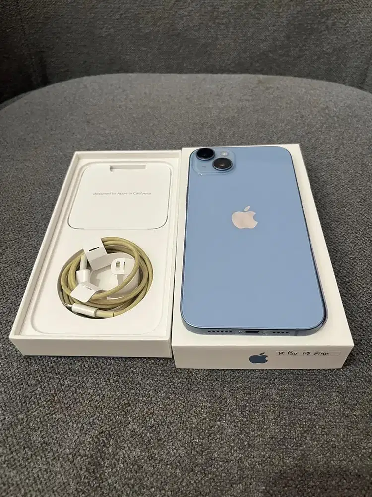 Dijual Iphone 14 Plus 128Gb Blue Ibox