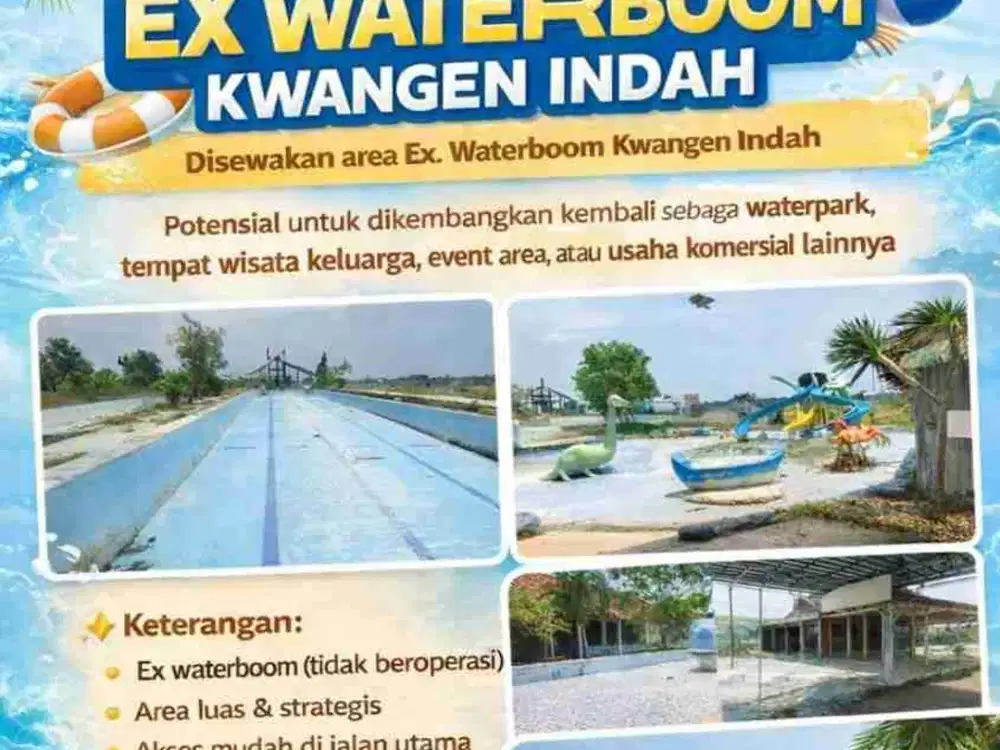 Peluang Bisnis Waterboom Kwangen Indah Sragen Jawa Tengah