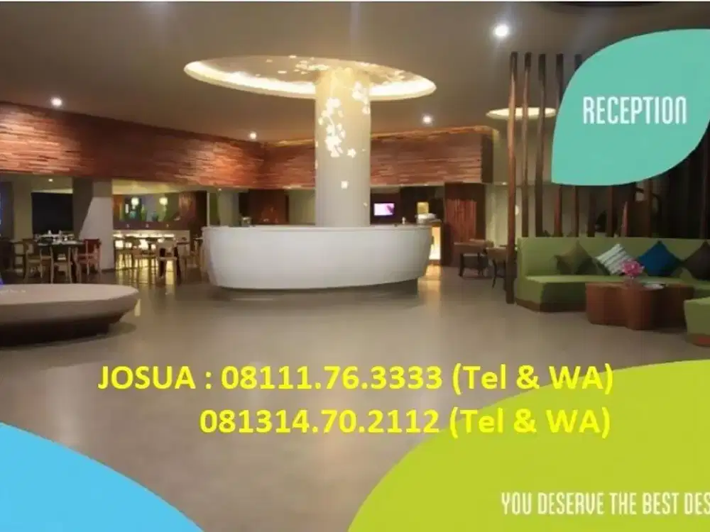 Hotel Bali Badung: Bintang 4, 150 Kamar, LT 6002 m2, Dekat Pantai