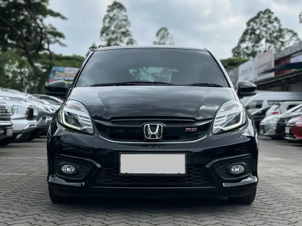 LOW KM SIAP PAKAI!! HONDA BRIO 1.2 RS AT MATIC 2018 HITAM KM 57RB