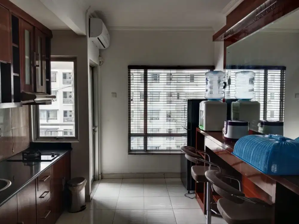 Disewakan Apartemen Sudirman Park 2BR Full Furnished, Sewa Bulanan/Tahunan, Tower A Lantai 9, View Kolam Renang, Jakarta Pusat