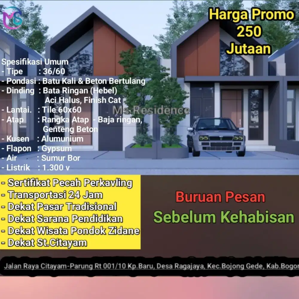 Jual rumah murah minimalis