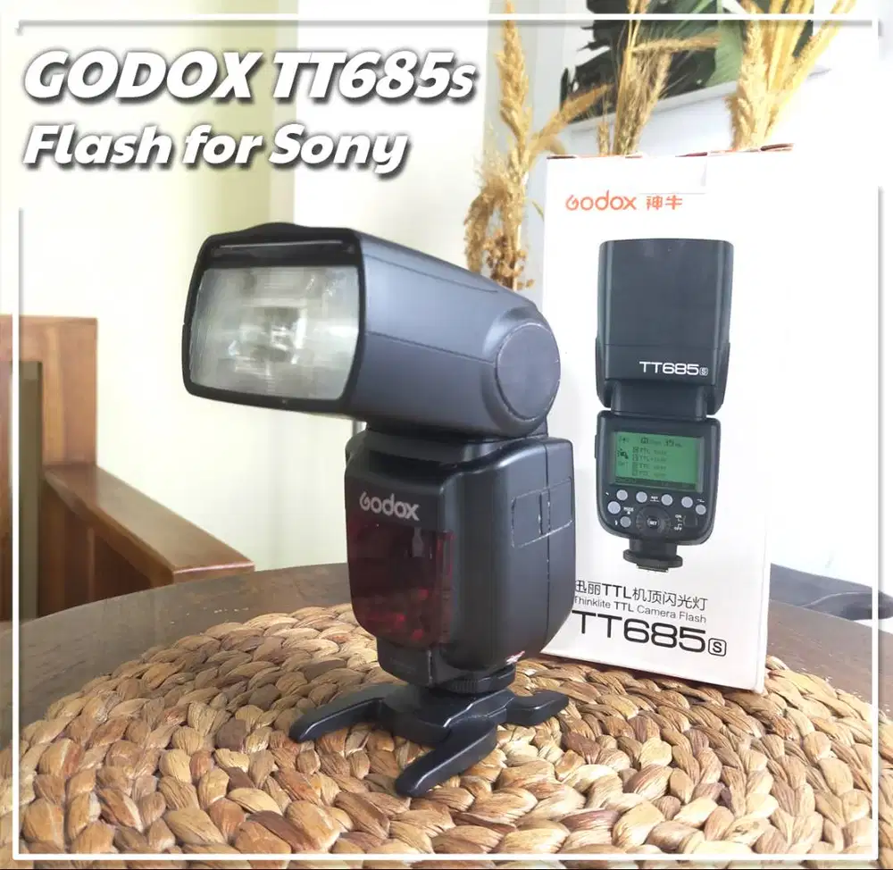 Flash Godox TT685S Speedlite Flash TTL untuk Sony