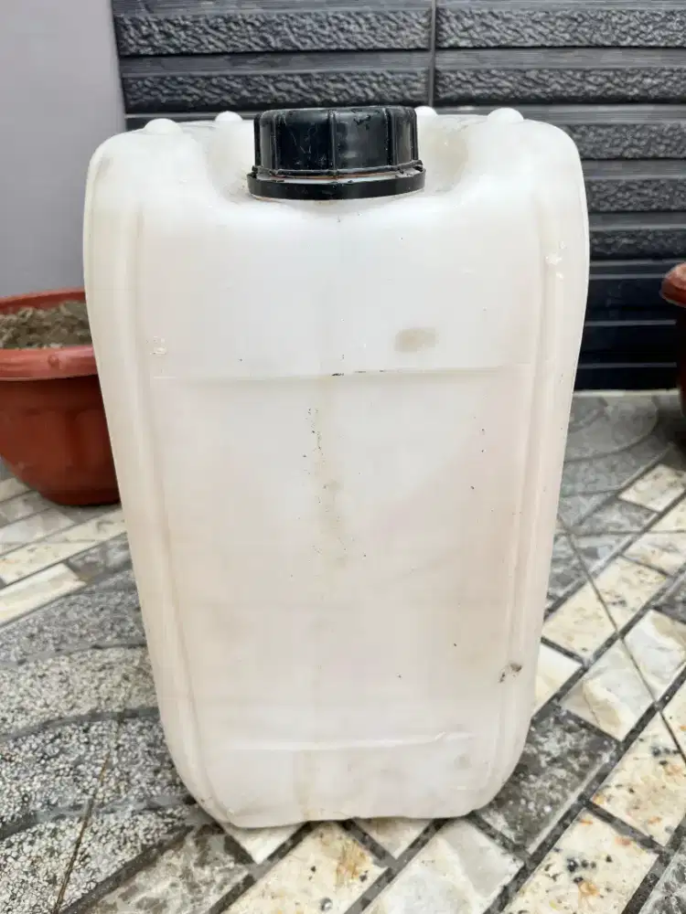 Jerigen 25 Liter Putih dan Biru
