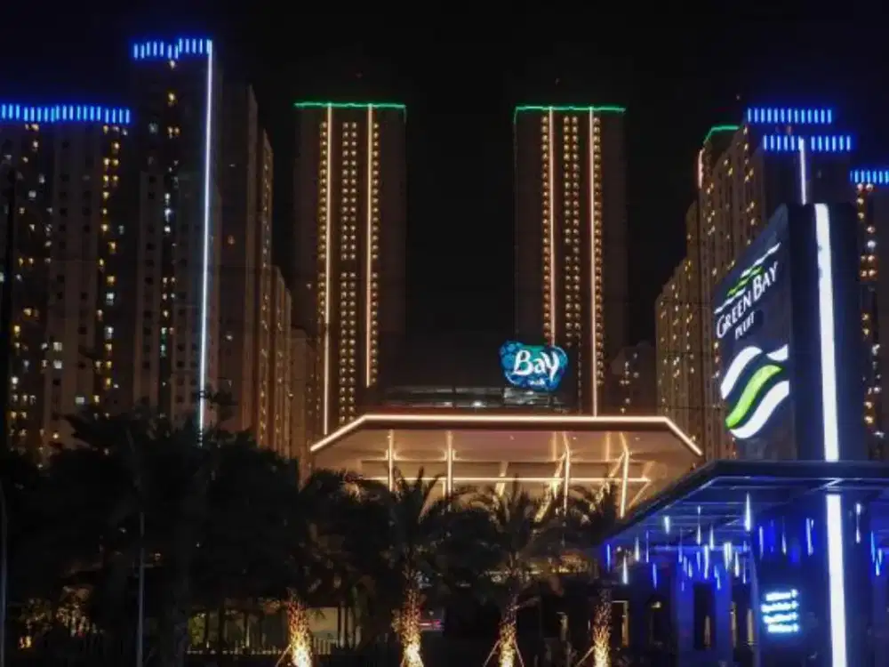 Dijual Apartment Greenbay 2Br Lantai 6 - akses langsung mall