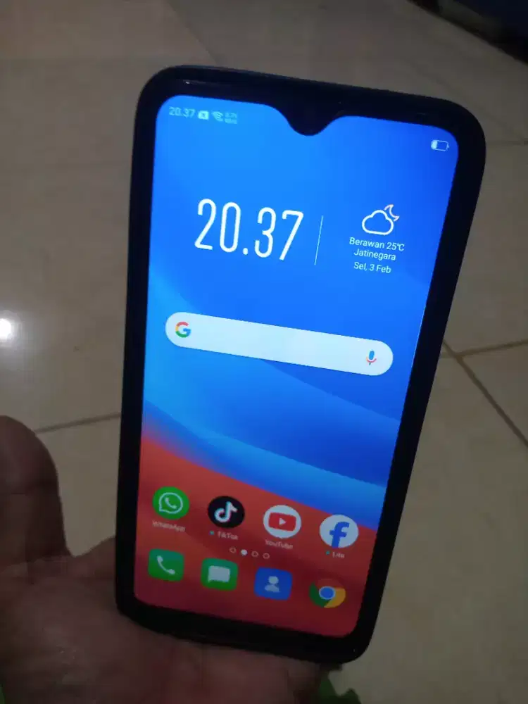 Oppo A5s masih ori bawaan ram 3/32 mines tombol on of mendem sama