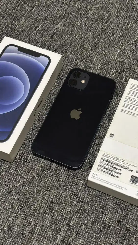 iPhone 12 128GB Black Ex iBox Fullset