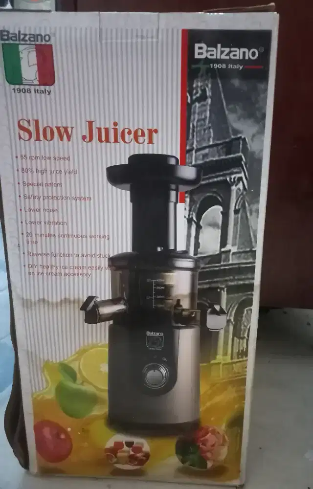 Slow Juicer Balzano Italy / Blender Peras Slow