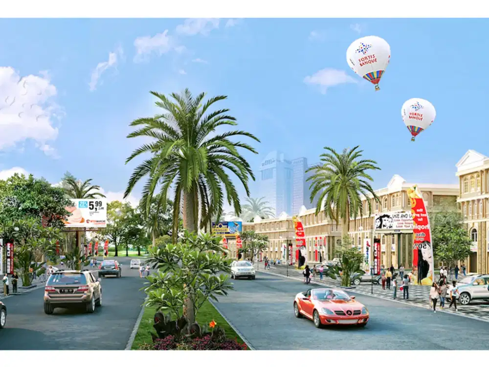 Ruko Komersil 4 Lantai Green Lake Cocok buat Usaha