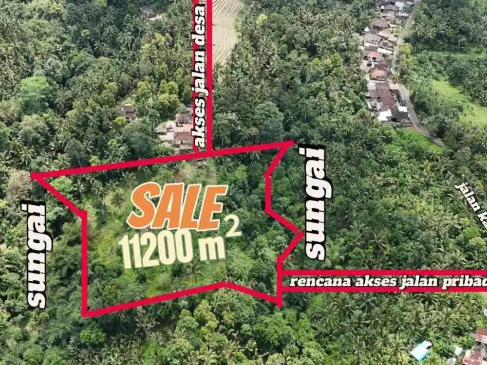 Dijual Tanah Kebun Los Sungai Harga Murah Di Tabanan Bali