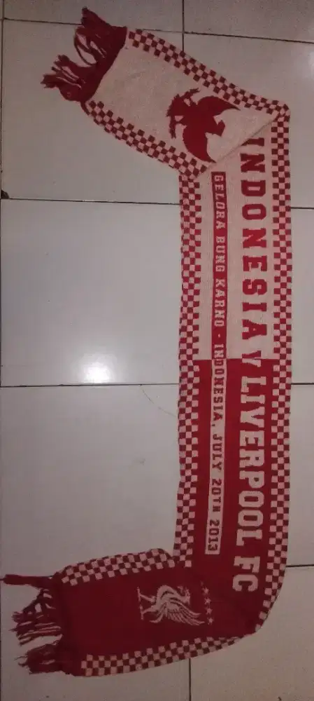 Scarf / Syal Liverpool FC - Indonesia Tour 2013 (Official BIGREDS)