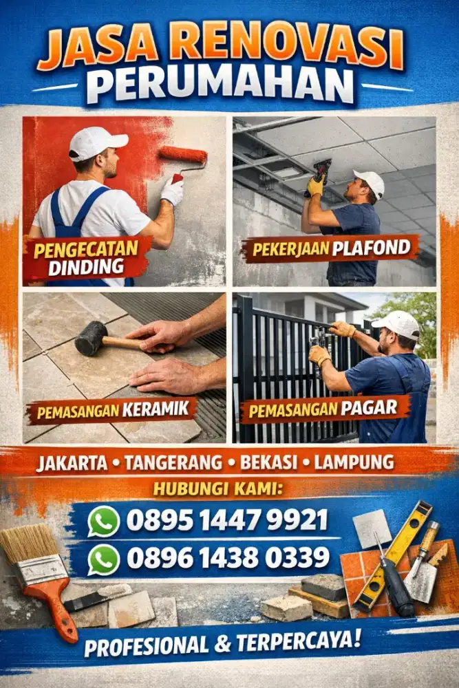 Jasa Bangun Rumah Baru & Renovasi