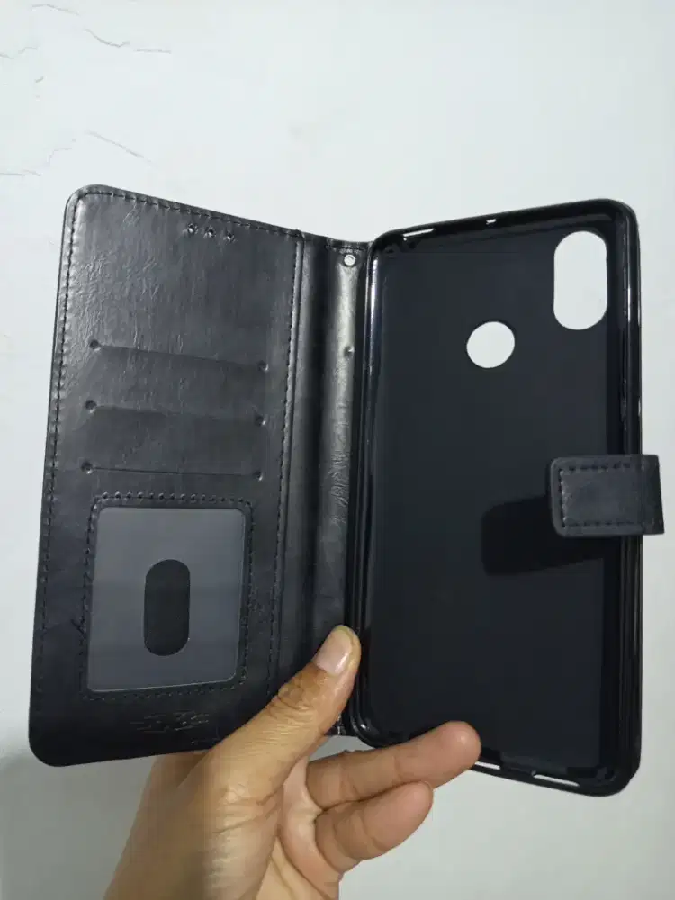 Flip case semi kulit Redmi Mi Max 3