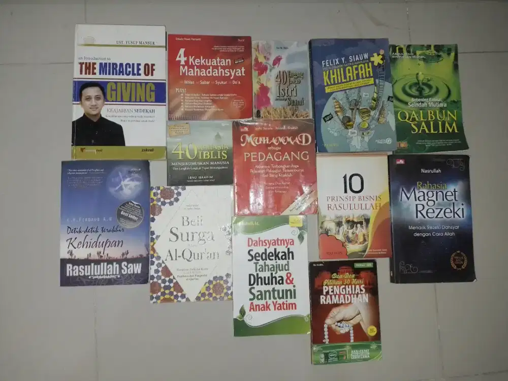 Dijual Berbagai Macam Buku