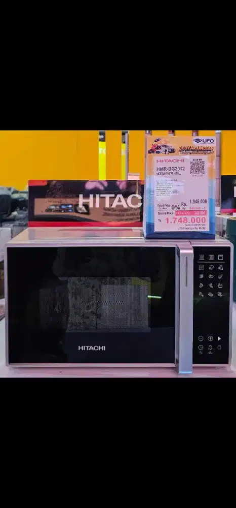 Jual Microwave merek Hitachi, tipe HMR DG 2012.