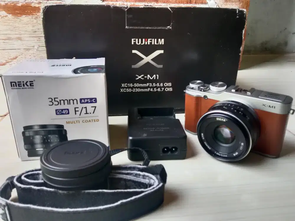 Fujifilm XM1 & Lensa Meike 35mm F1.7 NEGO. Bukan Fujifilm XA5, XA-3
