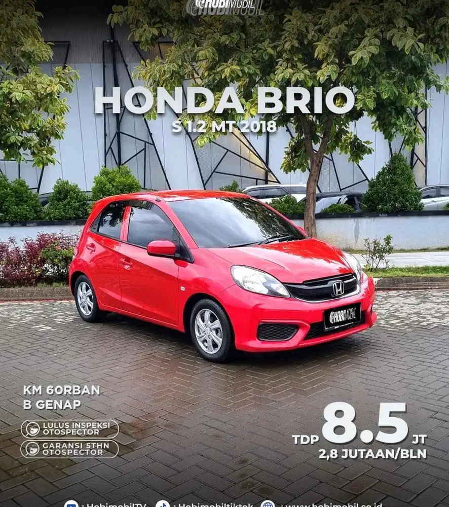 Honda Brio S 1.2 MT Thn 2018