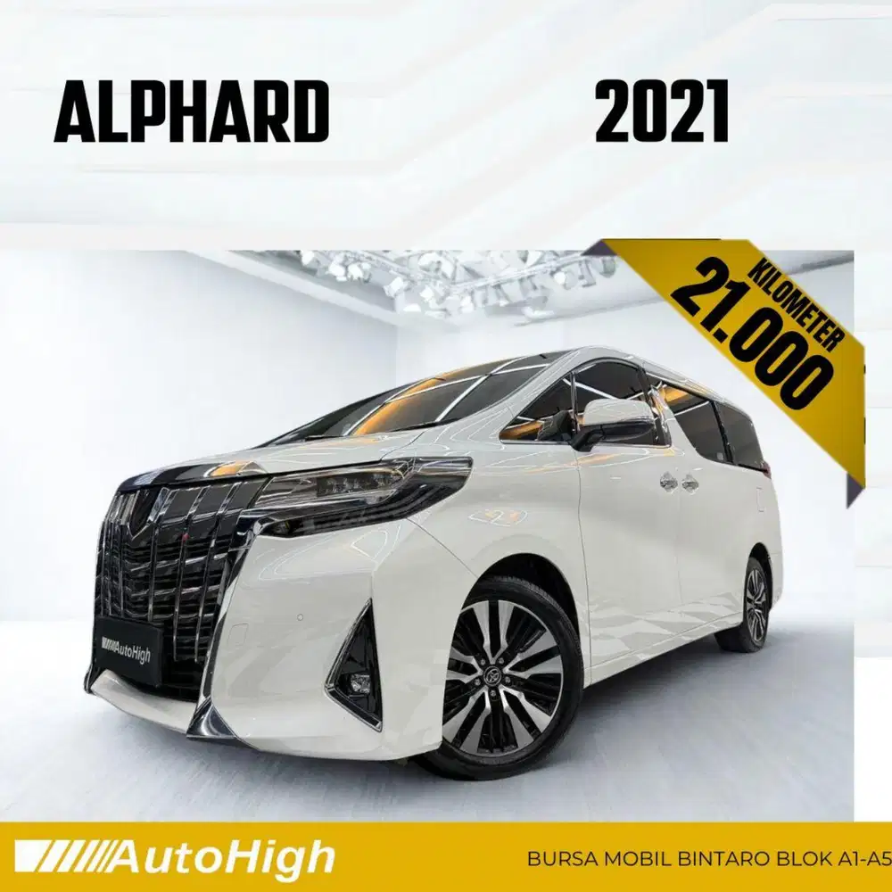 DP10% [Km21.000] Alphard G 2021 White Reg 2022 #AUTOHIGH