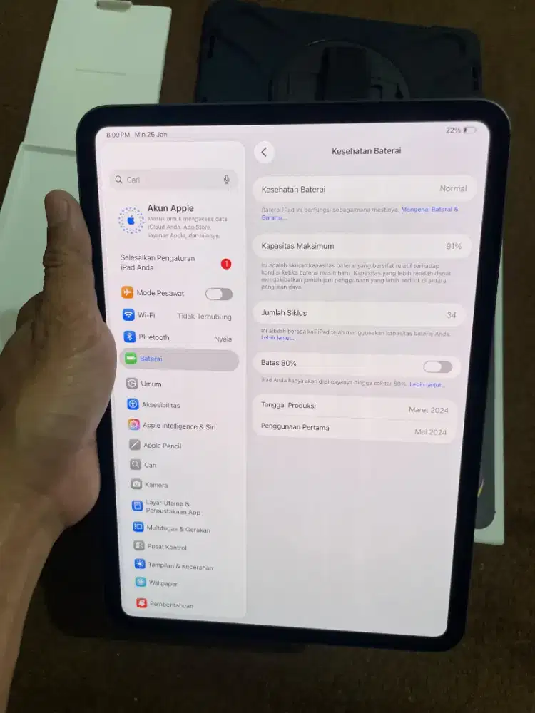 iPad Pro M4 11inci 256 Lengkap Original