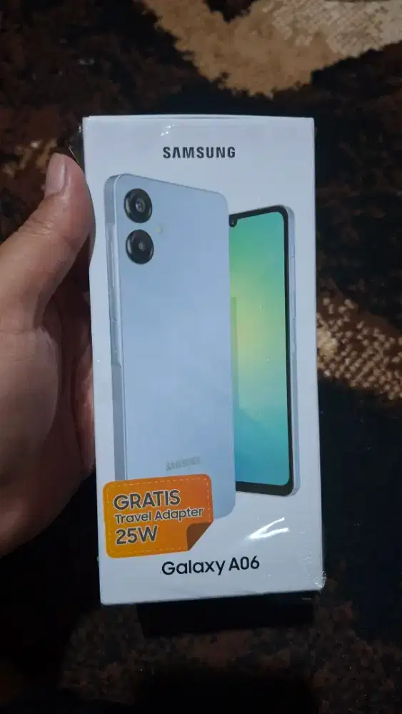 Samsung A06 4/64 kondisi fullset mulus Harga 1250 nego tipis