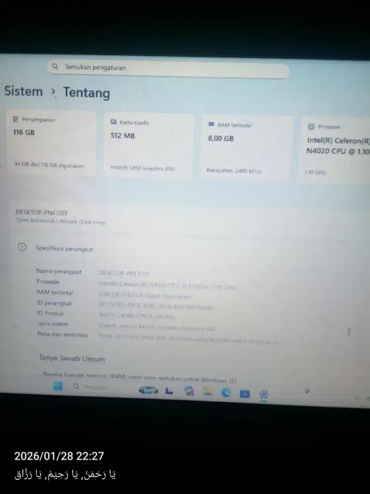 laptob zyrex prodak dalam negri