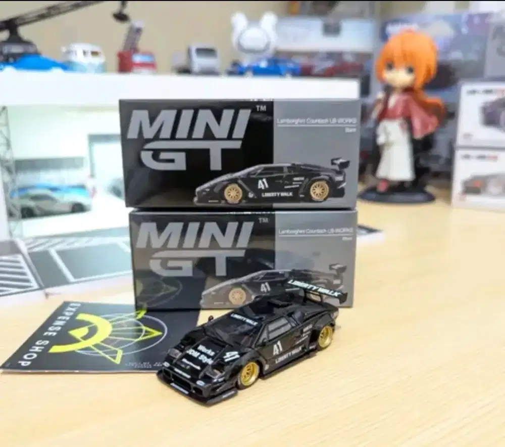 MiniGT 1081 Lamborghini Countach LB Works  Black