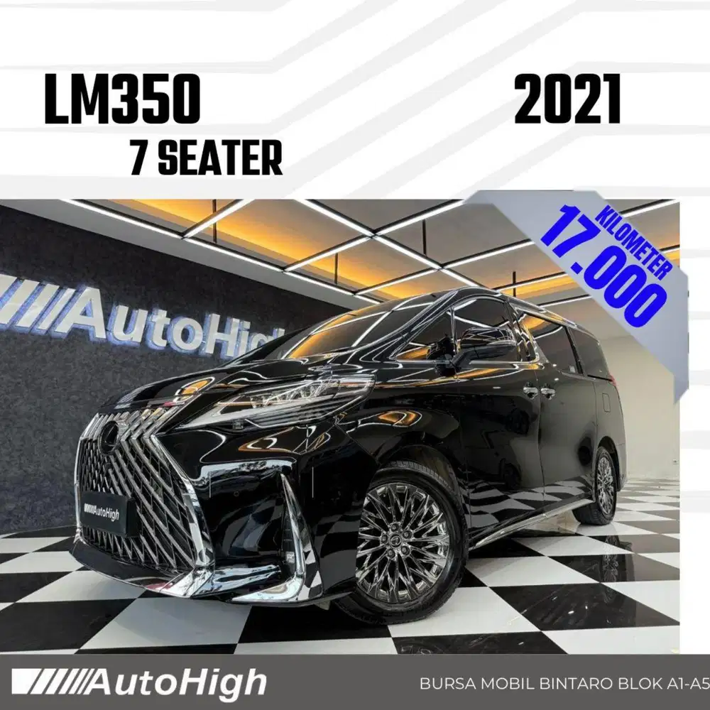 DP10% [Km17.000] LM350 7Seater 2021 Black / LM 350 Reg 2020 #AUTOHIGH