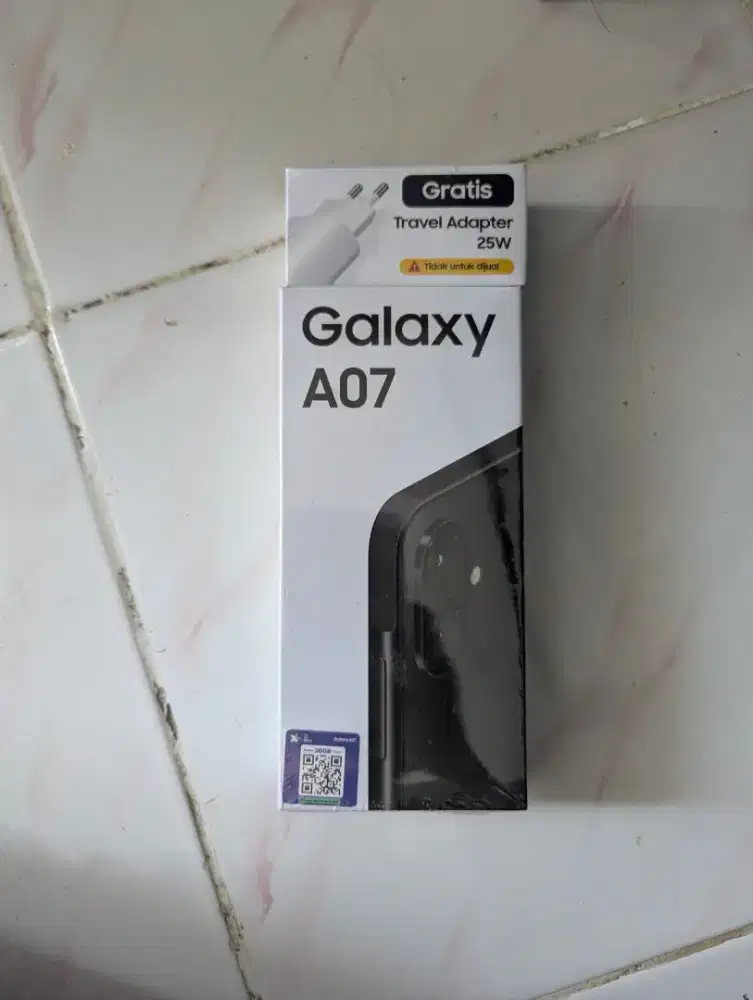 Samsung a07 4/64gb hitam baru segel