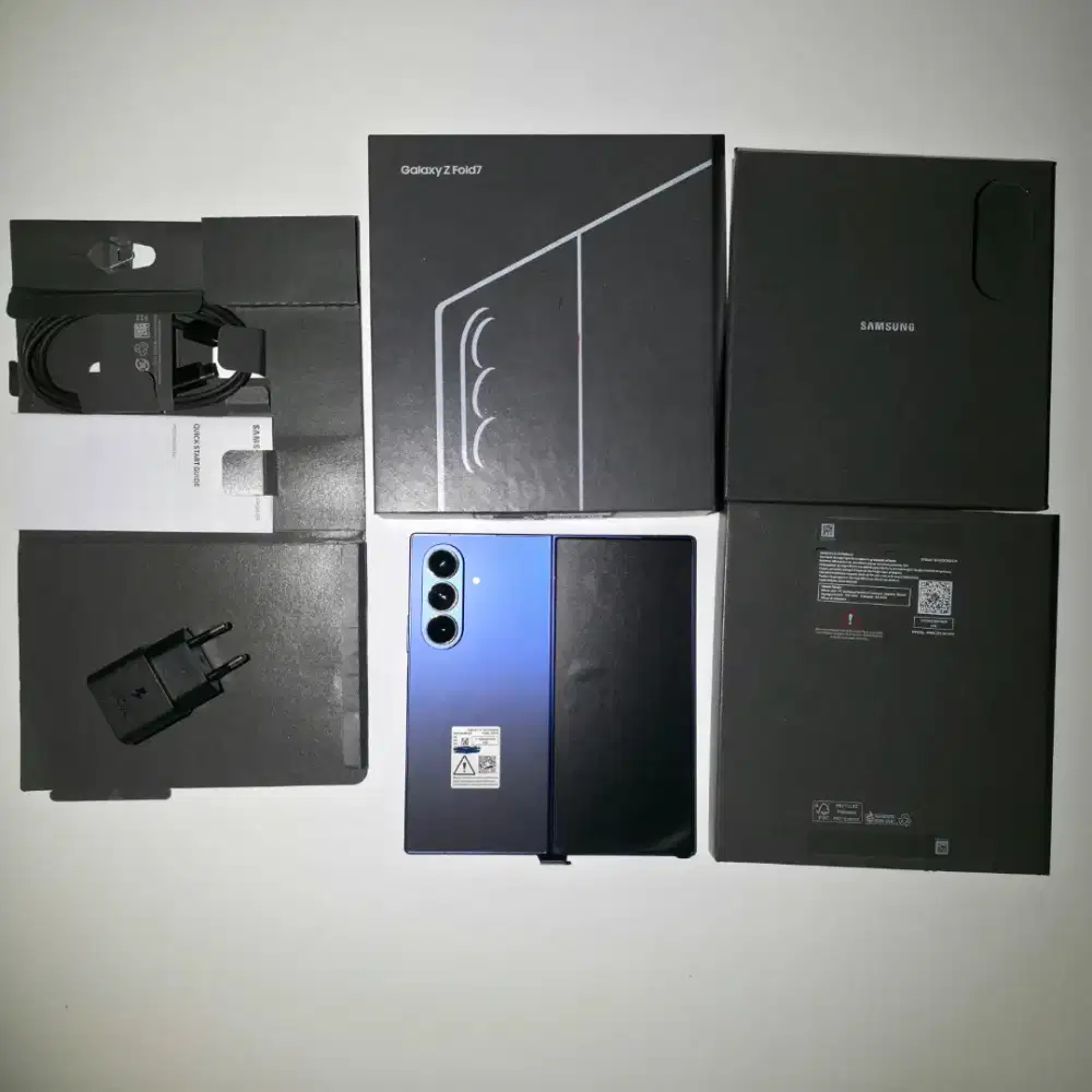 Samsung z fold 7 256gb sein z premier resmi fullset original berbonus