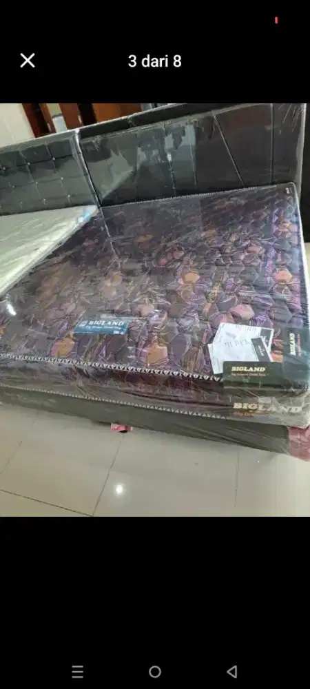 Kasur springbed Bigland tipe deluxe,Ready semua Uk.90,120,160 & 180