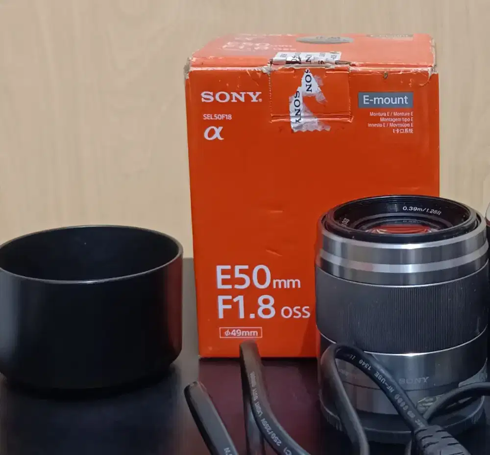 Lensa Sony E 50mm F 1.8 OSS