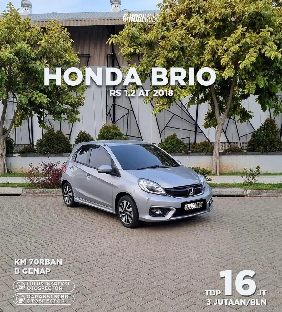 Honda Brio RS 1.2 AT Thn 2018
