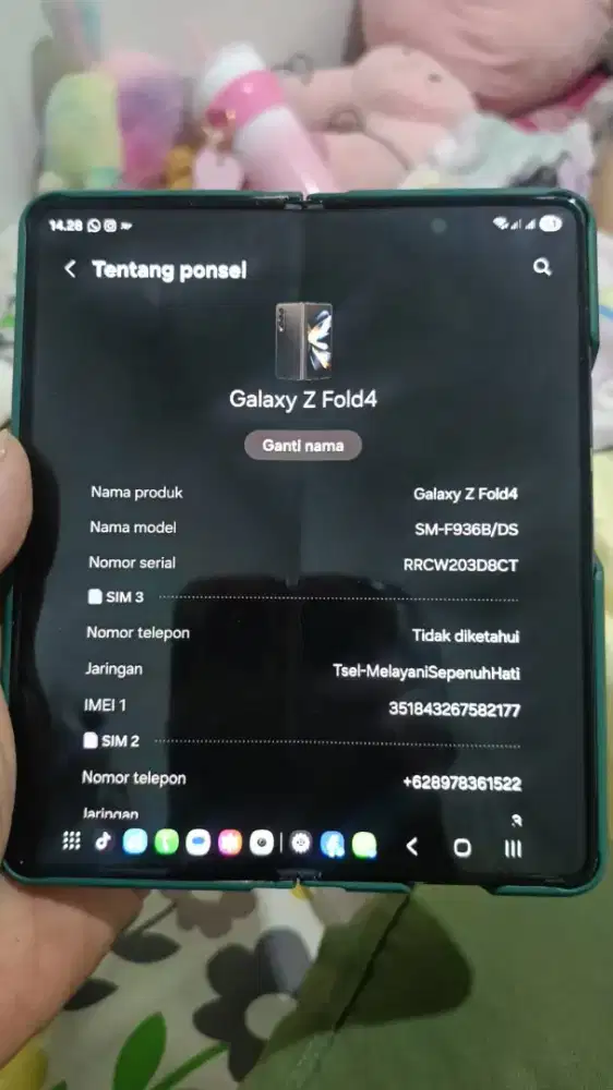 Samsung Fold 4. Sein. 12/256 (minus ringan)