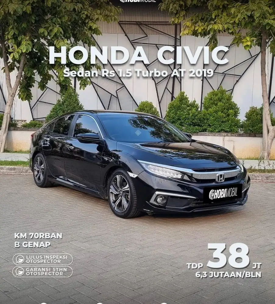 Civic Sedan RS 1.5 Turbo AT Thn 2019