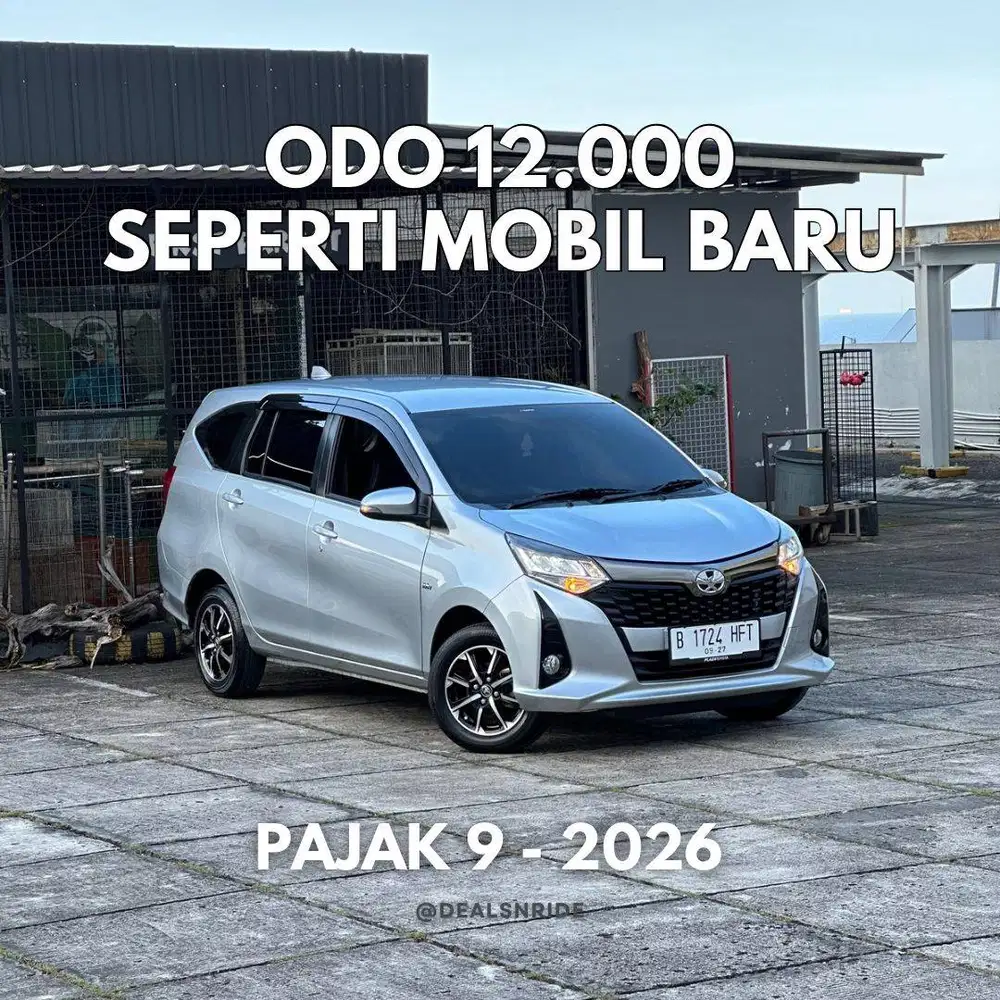 LIKE NEW ! KM 12.000 PAJAK 9/2026 TOYOTA CALYA G MANUAL 2022 MULUS
