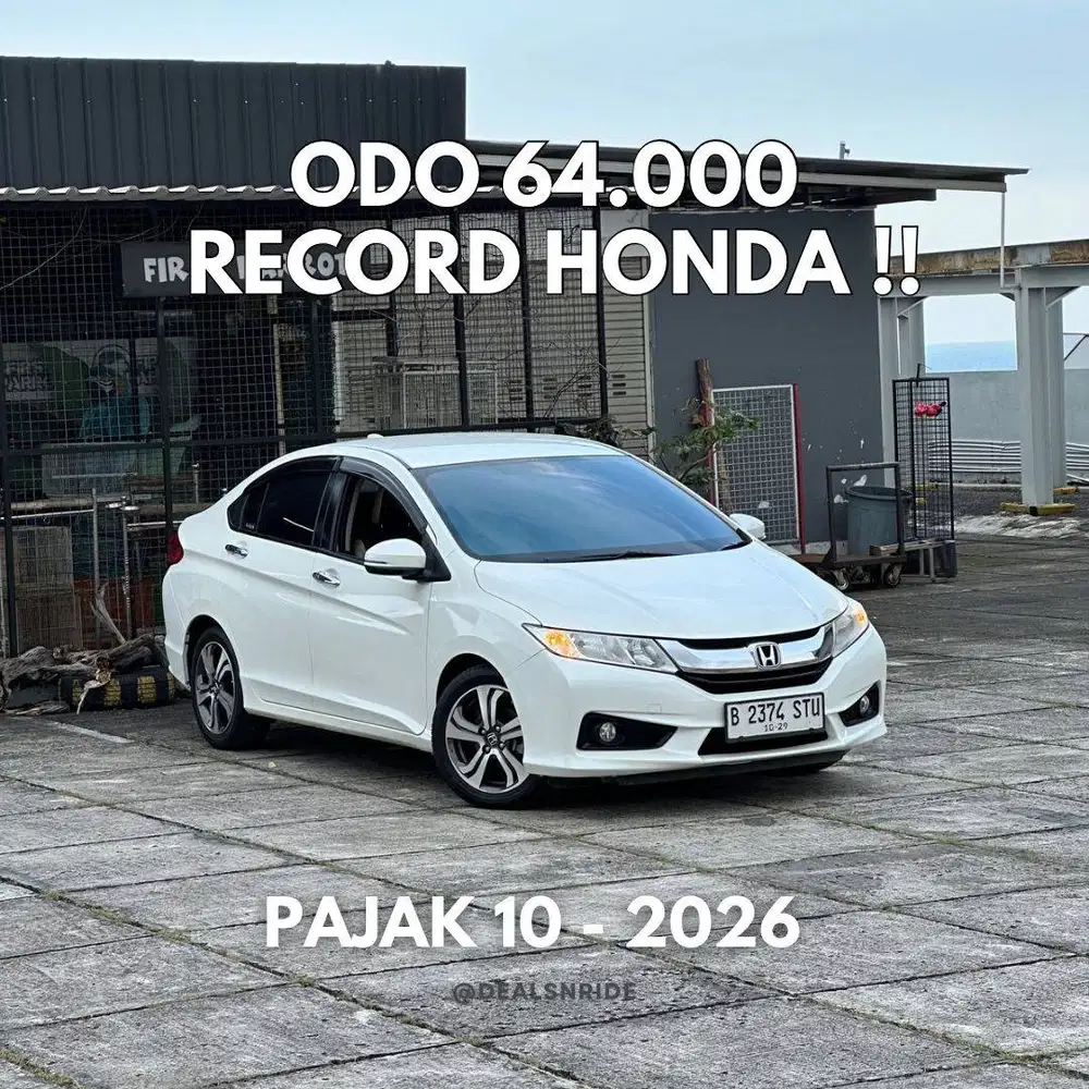 KM 64.000 ANTIKK !! HONDA CITY E CVT 2014 SUPER TERAWAT SIAP PAKAI