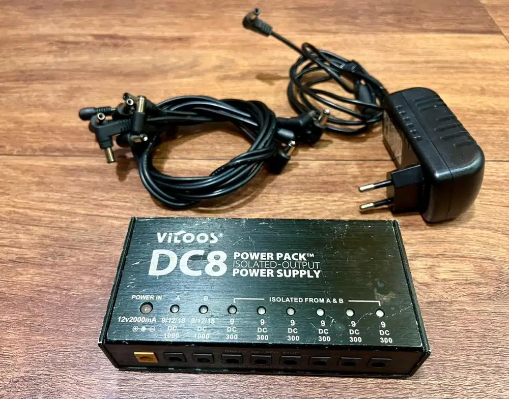 Vitoos DC8 High Current Isolated Pedal Power Supply