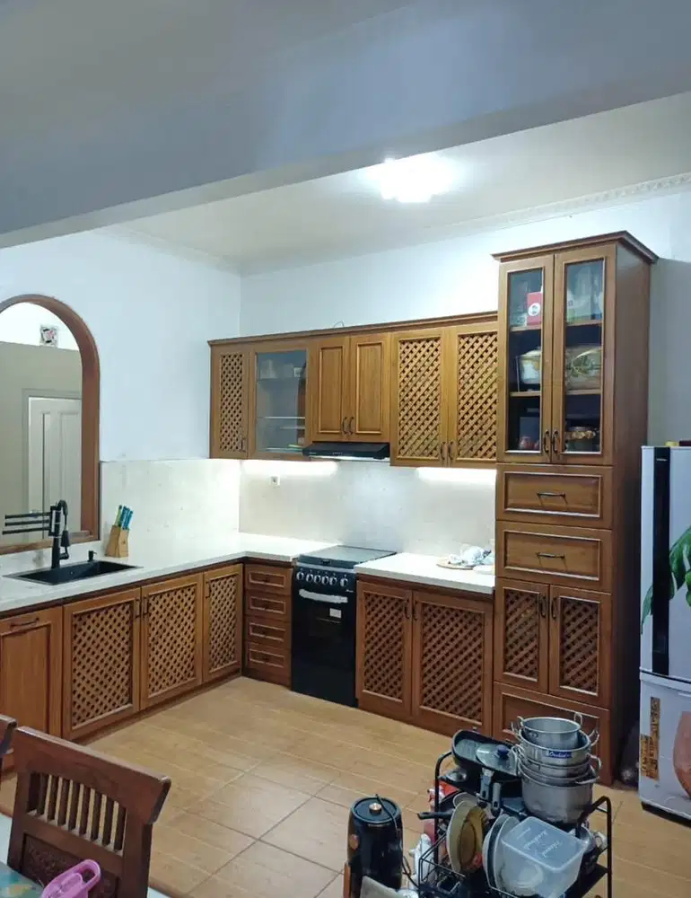 KITCHEN SET KAYU JATI , JAKARTA