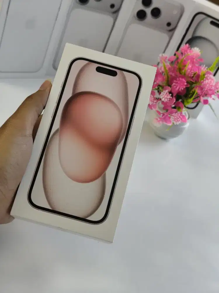 iPhone 15 pink 128 garansi resmi,cicilan bunga 0% tanpa DP