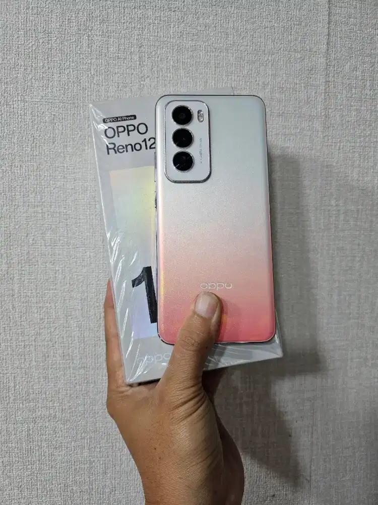 Oppo Reno 12 5G 12+256gb seken fullset bisa cash/cicilan paylatter