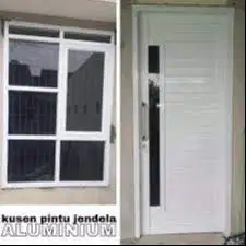 Pasang Plafon PVC + Gypsum + Kusen Pintu Alumunium