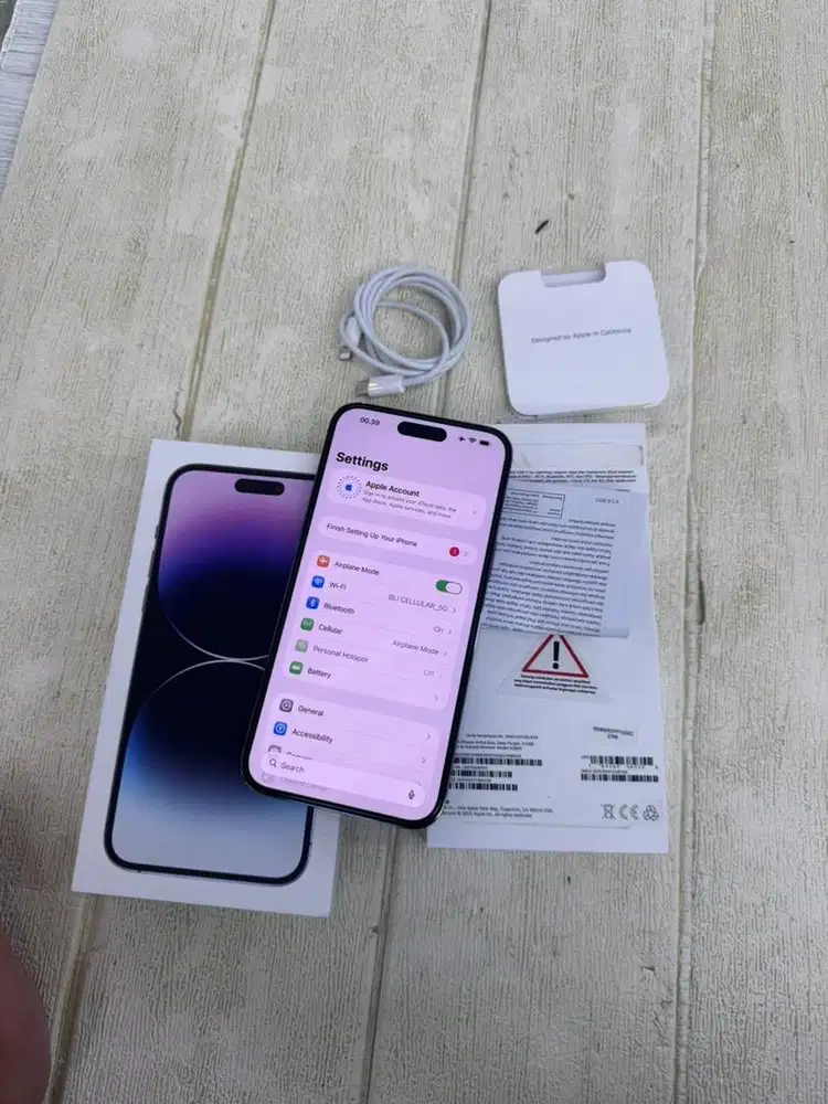 Iphone 14 pro max 512gb resmi ibox original bh83 fulset