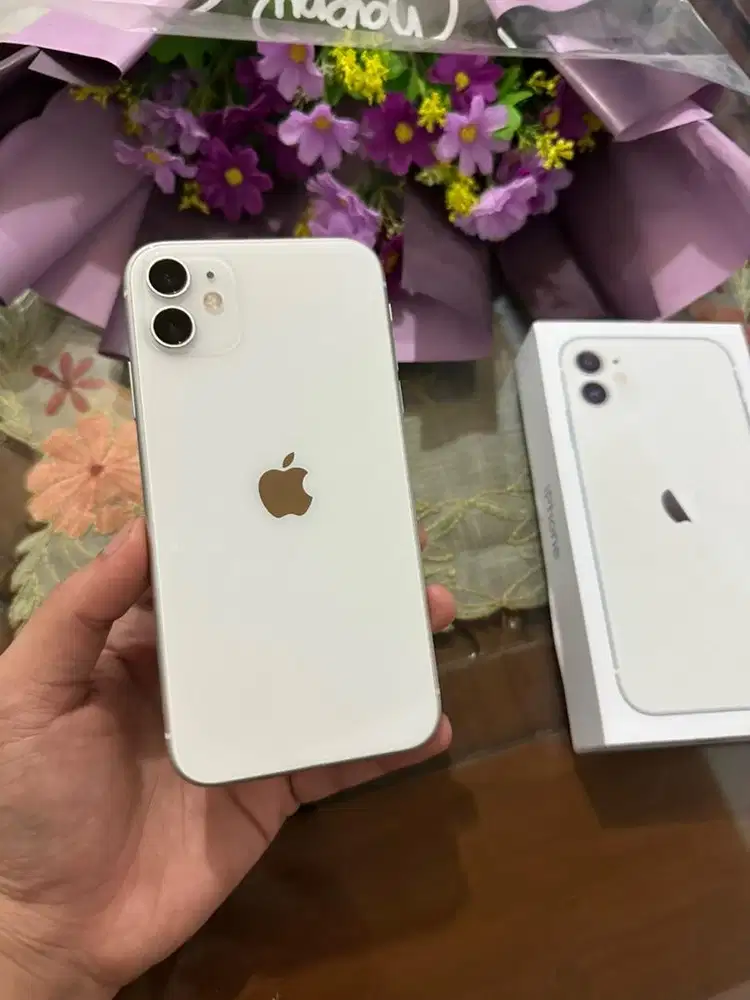 Iphone 11 64gb White, Mulus Fullset