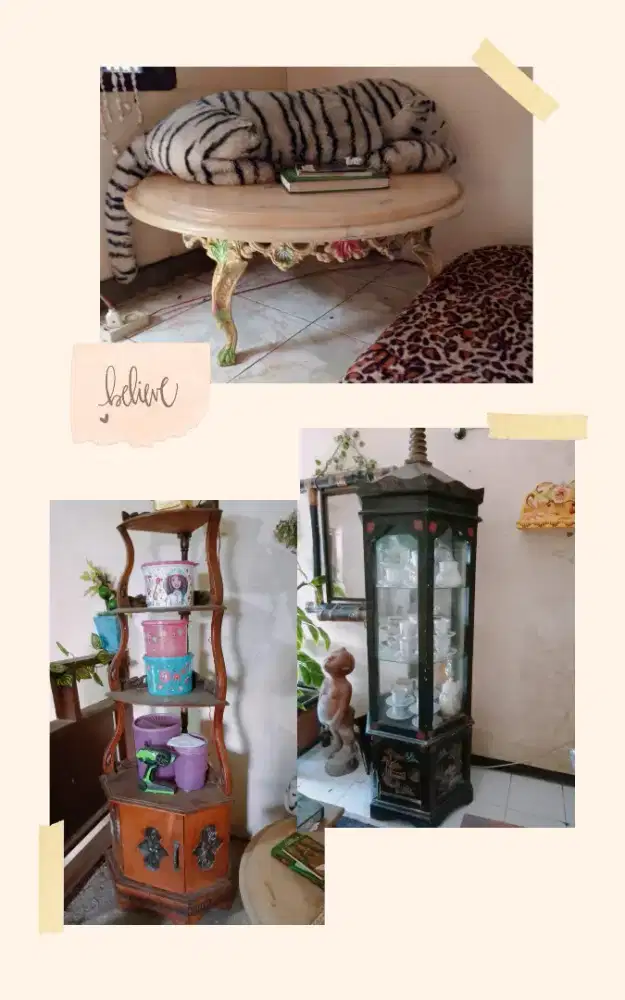 Dijual cepat perabotan rumah tangga