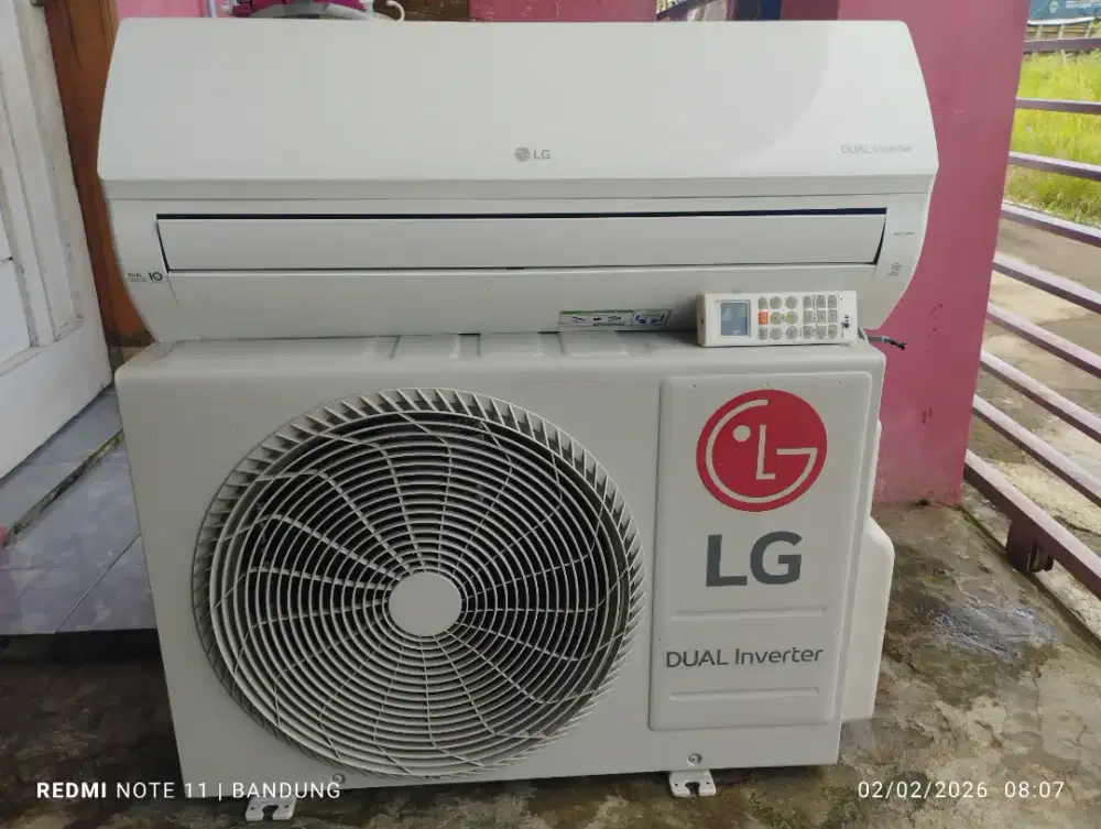 Ac bekas LG dual inverter r32 1/2pk lowwat +pasang garansi