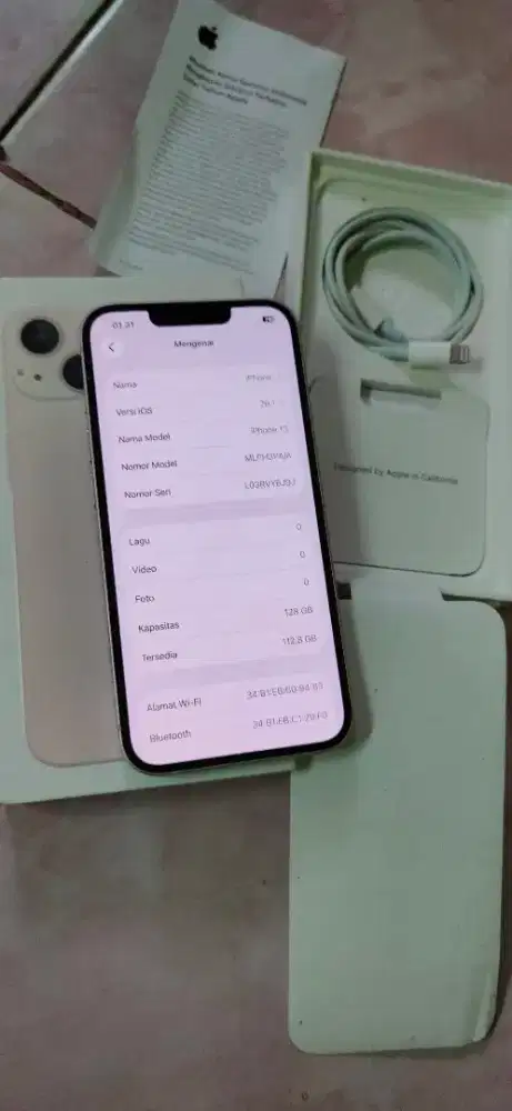 iPhone 13 ibox lengkap ORI mulus