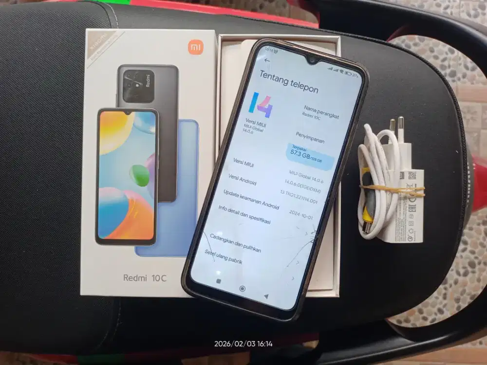Xiaomi Redmi 10c 4/128 Minus dibaca !!!