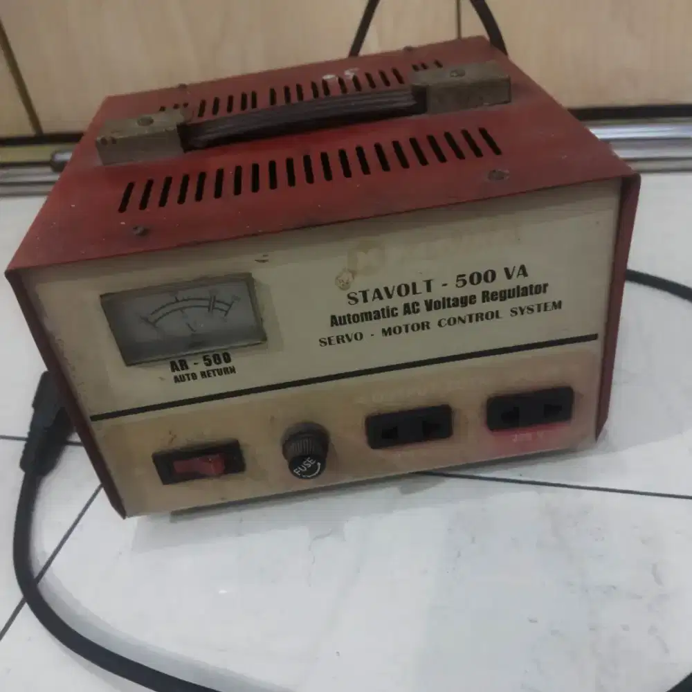 stavolt stabilizer agar tegangan tidak naik turun